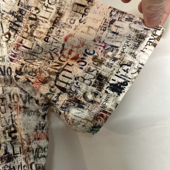 Jagger Men’s News Stand Styled Rare Men’s Short Sleeve Button Up Shirt - Picture 3 of 7